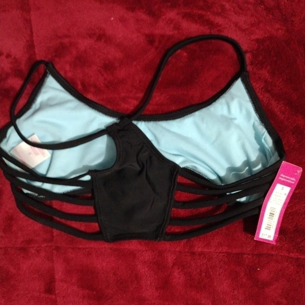 XHILARATION Black‎ Bikini Top